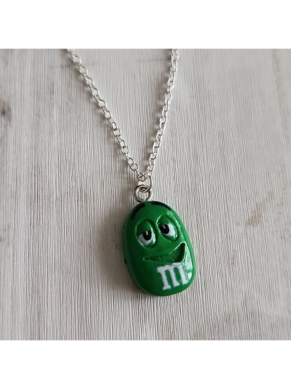 M&M Necklace 20 inch 925S Silver plate Chain